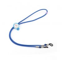 Detská elastická šnúrka na okuliare - Tmavo modrá, mačka