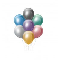 Sada balónikov - Metalické farby, 7 kusov