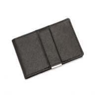 RFID peňaženka s klipom - Čierna