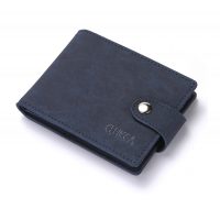 RFID peňaženka s priehľadnými vreckami - Tmavo modrá
