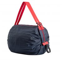 Skladacia nákupná veľkokapacitná taška - Modro červená