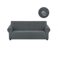 Elastický vodoodpudivý poťah na pohovku - Svetlo sivý, trojmiestna sedačka