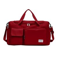 Veľkokapacitná cestovná Gym športová taška - Červená