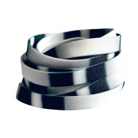 Ploché šnúrky do topánok, jeden pár - Bielo čierne, 120 cm