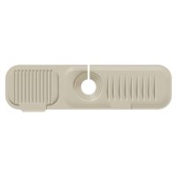 Silikónová podložka pod kuchynský drez 37 x 10 cm - Béžová
