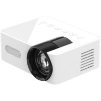 YT100 Mini LED biely bezdrôtový projektor pre mobilný telefón