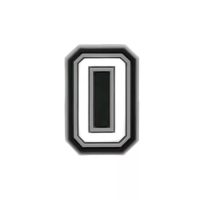 3D ozdoby na obuv - Číslica 0