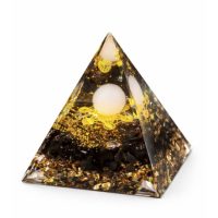 Orgonitová pyramída - Metatronova kocka čierna