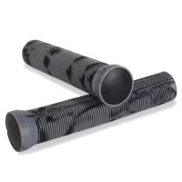 Žíhané rukoväte na bicykel - Šedo čierne