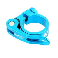 Rýchloupínacia sedlová objímka pre kolesá 34,9 - Modrá