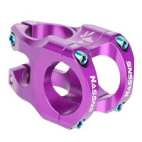 Nastaviteľný predstavec na riadidlá 35 mm - Fialový