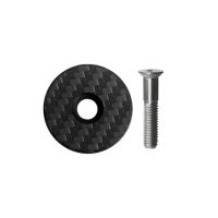 Krytka hlavovky z uhlíkového vlákna matná - Strieborná skrutka