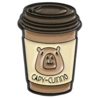 Odznaky Kapybara - Capuccino