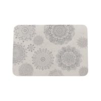 Savá protiskluzová podložka 39,5 x 39,5 cm - Biela
