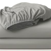 Napínacie prestieradlo 180 x 200 - Sivé