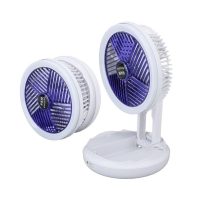 Skladací ventilátor s lampou