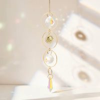 Feng Shui - Krištáľový záves - Zlaté lúče