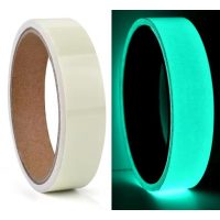 Svítící samolepicí páska - Zelená, 2 cm