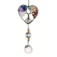 Feng Shui - Krištáľový záves - Strom života farebný