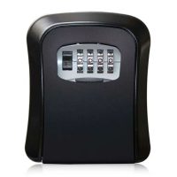 Bezpečnostná schránka s kódovým zámkom – IP65, čierna