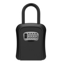 Závesný trezor na kľúče s 4-miestnym kódom - čierny