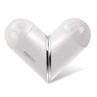 Srdcová cestovná krabička na kontaktné čočky - Biela