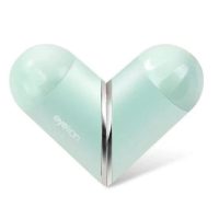 Srdcová cestovná krabička na kontaktné čočky - Zelená