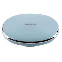 Oválná cestovná krabička na kontaktné šošovky - Modrá