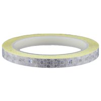 Reflexná samolepiaca páska - Strieborná, 1 cm