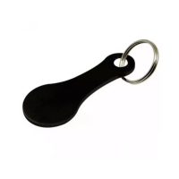 Prívesok s nákupným žetónom - Čierny