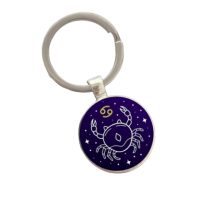 Kovový prívesok na kľúče - znamenie Rak