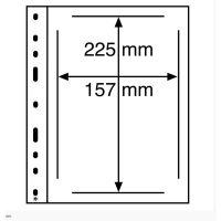 Priehľadné albumové listy (10ks) - OPTIMA - 2 vrecká
