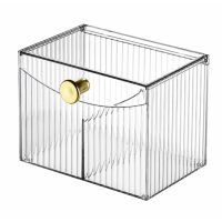 Stolný kozmetický organizér - Transparentný