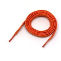 Široké šnúrky do topánok, jeden pár - Oranžové, 160 cm