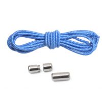 Elastické šnúrky do topánok, jeden pár - Modré