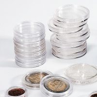 Plastový obal na mince - 22 mm