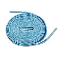 Fluorescenčné šnúrky do bot široké, jeden pár - Modré, 100 cm