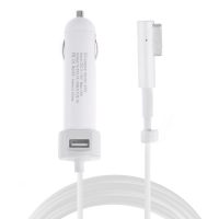 NoBrand 45W Nabíjačka na MacBook do auta + USB - magsafe