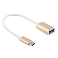 Redukcia z USB-C na USB - Zlatá