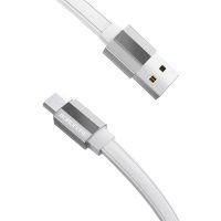 Micro USB kábel Borofone 1.8 m - biela