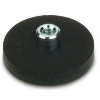 Pogumovaný magnetický úchyt so závitovým čapom - 31 mm