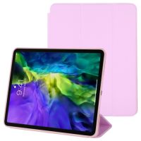 Pouzdro z PU kůže pro Apple iPad Pro 11 (2020) + slot pro Apple Pencil - Purple