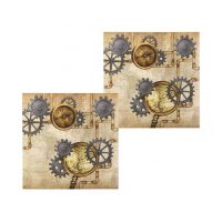 Papierové obrúsky - Steampunk