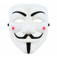 Maska Anonymous - Biela