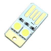 Mini vreckové svietidlo - USB LED