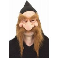 Pánska polomaska Gnoma - Hnedá