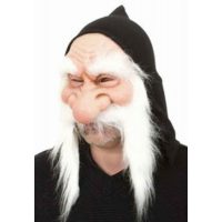 Pánska polomaska Gnoma - Biela