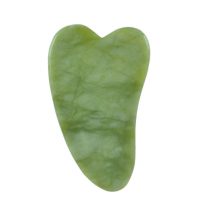 Gua Sha 3D tvarovaný kameň - Zelený