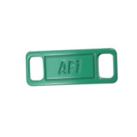 Kovová spona - precka na šnúrky AF1 - Zelená