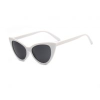 Dámske slnečné okuliare CAT EYE - Biele
